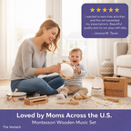 Montessori Wooden Musical Instruments – Rhythm & Sensory Play | 10 Pieces