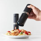 Rechargeable Salt and Pepper Mill Set | Adjustable Coarseness & Ideal for Cooking and Dining