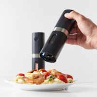 Rechargeable Salt and Pepper Mill Set | Adjustable Coarseness & Ideal for Cooking and Dining