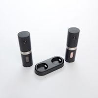 Rechargeable Salt and Pepper Mill Set | Adjustable Coarseness & Ideal for Cooking and Dining