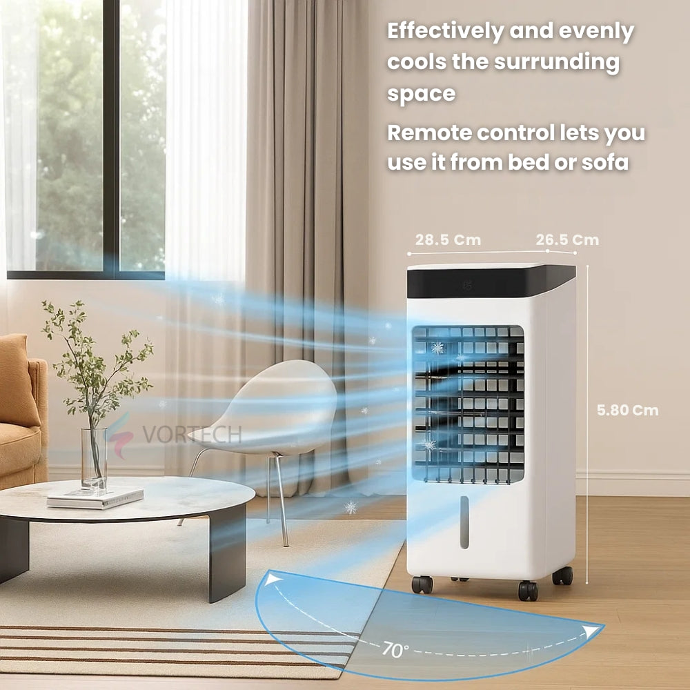 Portable Windowless Air Conditioner with Remote Control - Energy Efficient Cooling for Home, Office, and Small Spaces