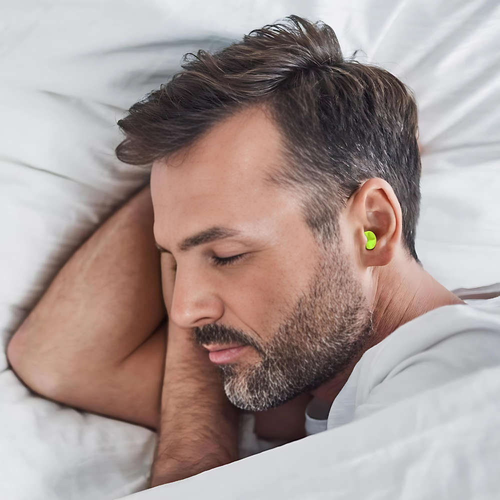 Noise-Reducing Silent Earplugs | Hypoallergenic, Comfortable Fit for Undisturbed Sleep in Noisy Environments