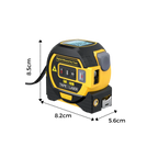 3-in-1 Laser Tape Measure - Distance, Area, & Volume Measurements