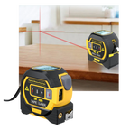 3-in-1 Laser Tape Measure - Distance, Area, & Volume Measurements