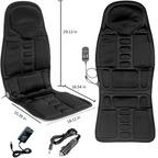 8-Mode Heated Massage Chair Pad | Customizable Relief for Back, Neck & Shoulders at Home or in Car