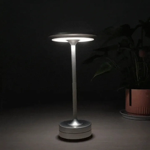 Wireless Table LED Lamp - Best Cordless Nightstand Light for Reading & Bedside, Battery Operated