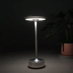 Wireless Table LED Lamp - Best Cordless Nightstand Light for Reading & Bedside, Battery Operated