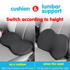 Car Booster Seat Cushion for Adults | Memory Foam, Height-Enhancing & Comfortable for Driving and Office Use