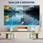 4K Mini Portable Projector - Ultra HD Projection with Compact Design - Ideal for Home Entertainment & Travel