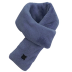 Heated Faux Fur Scarf | Rechargeable USB Neck Warmer for Winter Commutes & Outdoor Activities