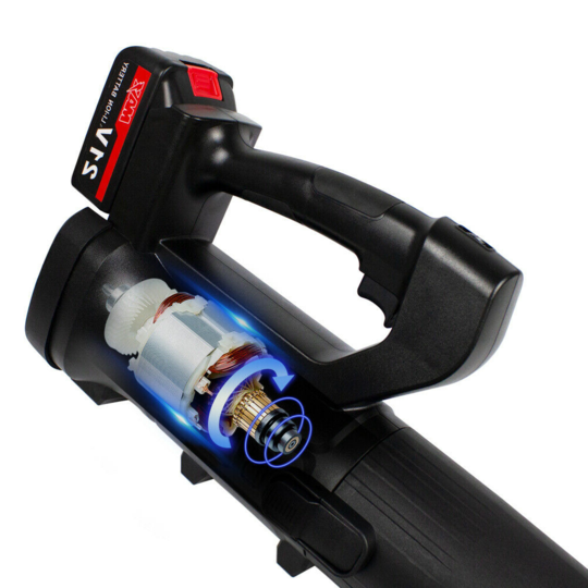 Cordless Electric Snow Blower | 21V, 6-Speed Settings & Lightweight for Snow, Leaves, and Debris Removal
