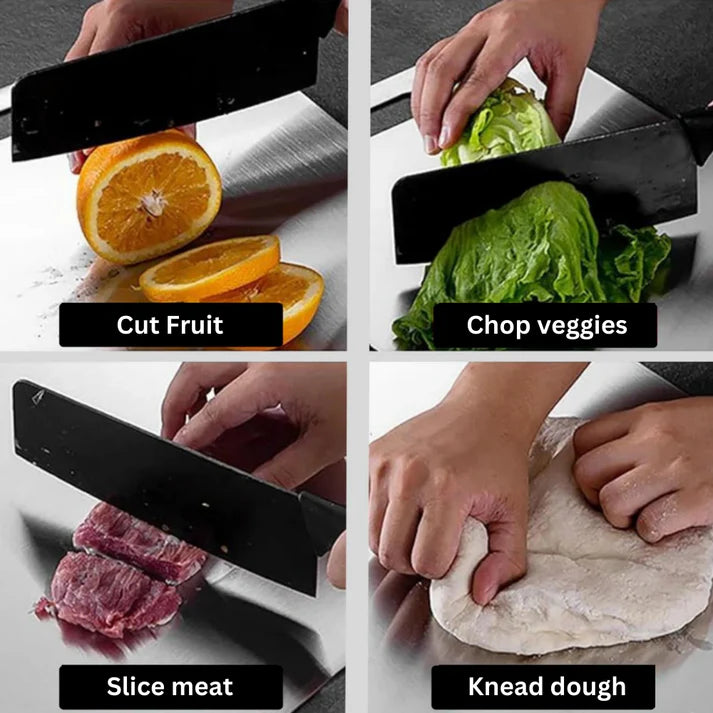 Titanium Cutting Board | Scratch-Proof, Non-Toxic & Dishwasher-Safe for Safe Food Preparation