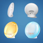 Sunrise Alarm Clock | Natural Wake-Up Light with Ambient Lighting for Heavy Sleepers & Dark Mornings