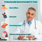 Multifunctional Neck Massage Pillow - Electric Hot Compress & Traction Massage