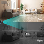 1080P Hidden Camera Alarm Clock | 15W Fast Wireless Charger with Motion Detection for Home Security Monitoring