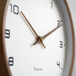 Wooden Wall Clock | Natural Wood Frame, Minimalist Design & Silent Quartz Movement for Modern Home Decor