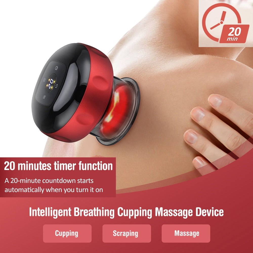 Cupping Therapy Vacuum Massage Device for Body Pain Relief and Muscle Recovery