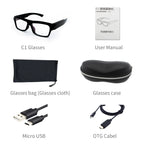 4K Video Recording Glasses | High-Quality, Wearable Camera for Travelers, Journalists & Outdoor Enthusiasts