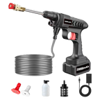 Portable Cordless Pressure Washer | 520 PSI High-Pressure, 6-in-1 Nozzle for Car & Home Cleaning