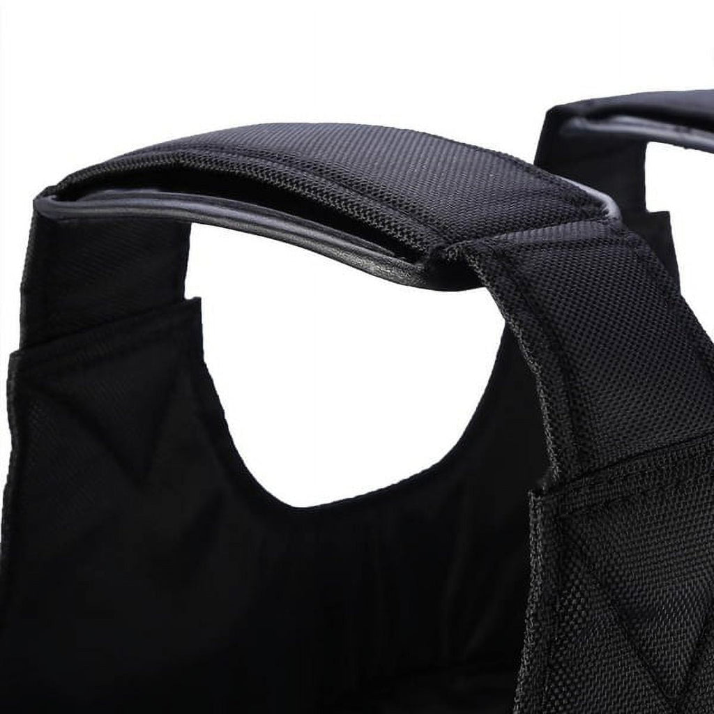 Adjustable 110 Pound Weighted Vest for Strength Training, Fitness, and Weightlifting Workouts