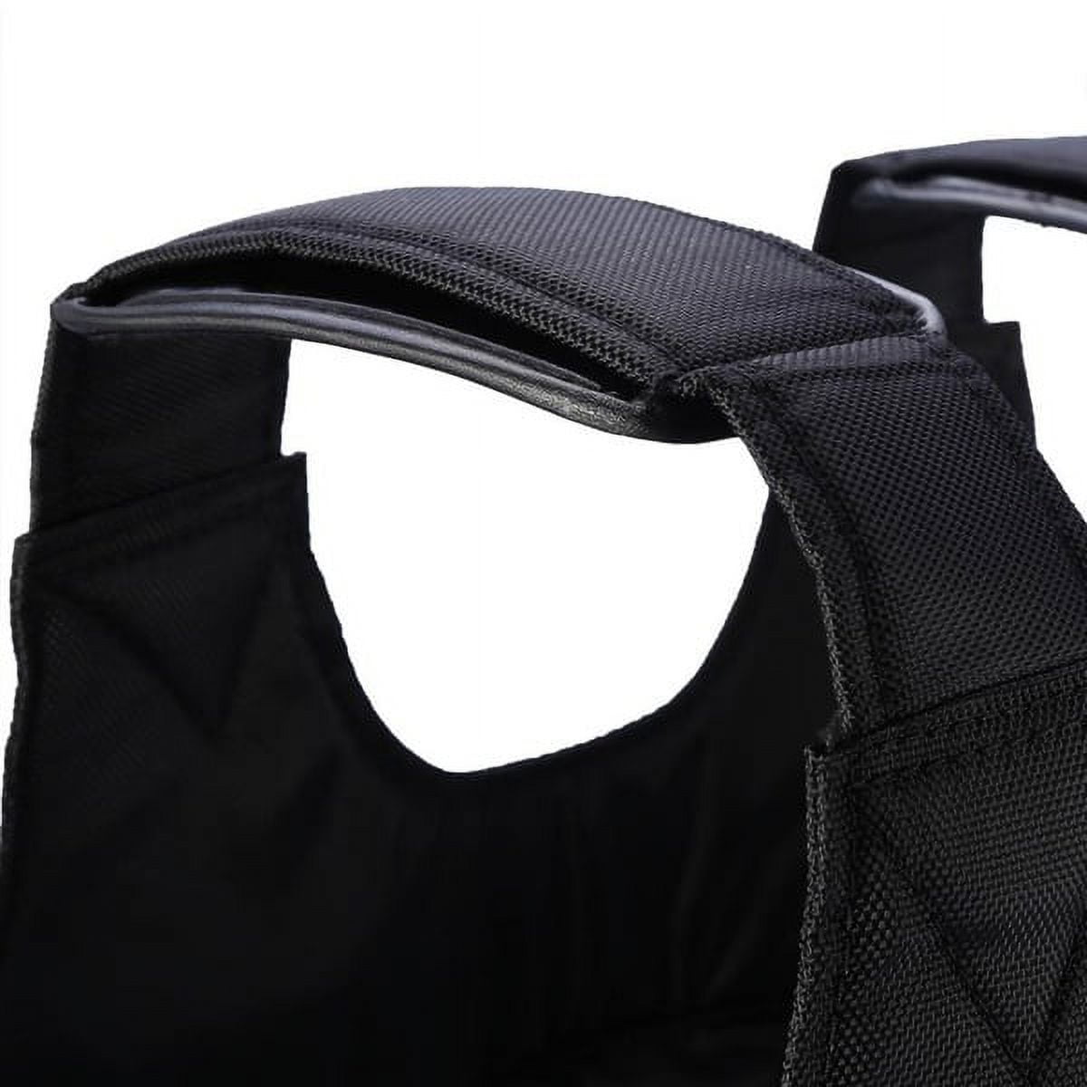 Adjustable 110 Pound Weighted Vest for Strength Training, Fitness, and Weightlifting Workouts