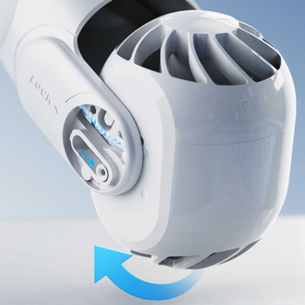 Rechargeable Personal Neck Cooling Fan | Lightweight, Adjustable Speed & Hands-Free Design for Outdoor Activities