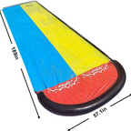 Inflatable Backyard Slip and Slide for Kids - Water Slide with Splash Pool for Summer Fun & Outdoor Play