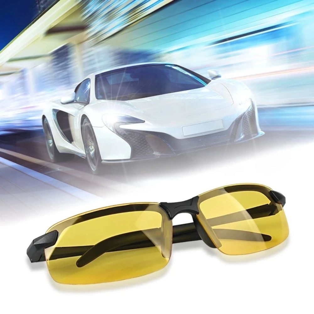 Night Driving Glasses | Yellow-Tinted Lenses for Glare Reduction & Enhanced Visibility in Low-Light Conditions