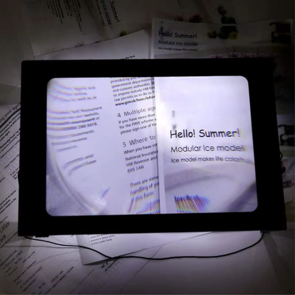 3x Page Magnifier with LED Light | Lightweight, Hands-Free & Ideal for Seniors and Low Vision Users