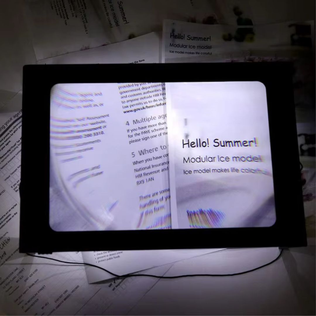 3x Page Magnifier with LED Light | Lightweight, Hands-Free & Ideal for Seniors and Low Vision Users