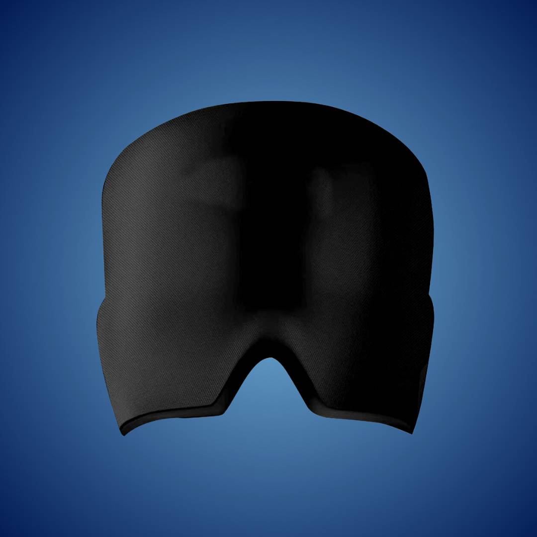 Migraine Gel Hood | Cooling Comfort, Pressure Therapy & Light Blocking for Instant Headache Relief