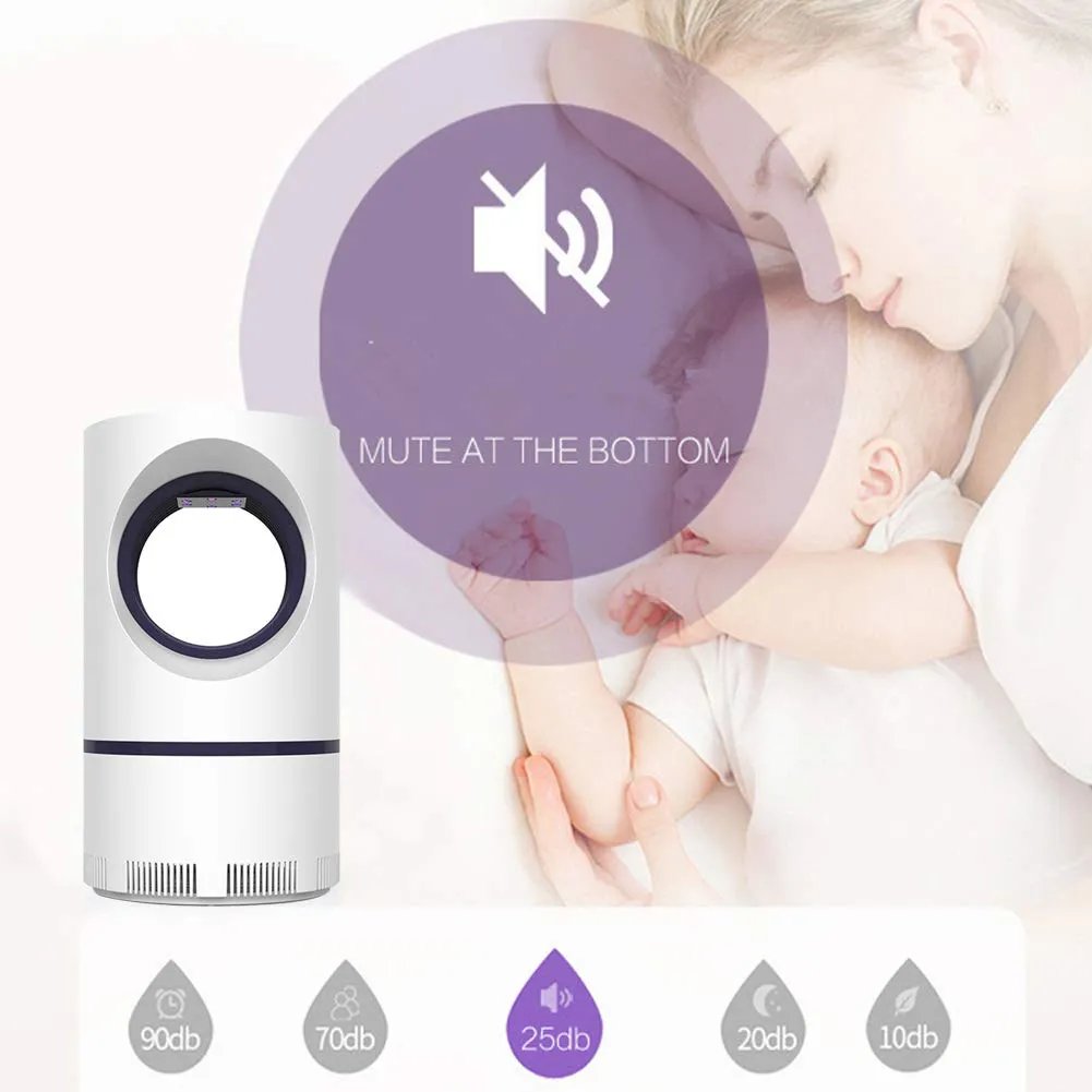 UV Light Insect Trap | Non-Toxic, Waterproof & Effective Mosquito & Fly Killer for Indoor and Outdoor Use