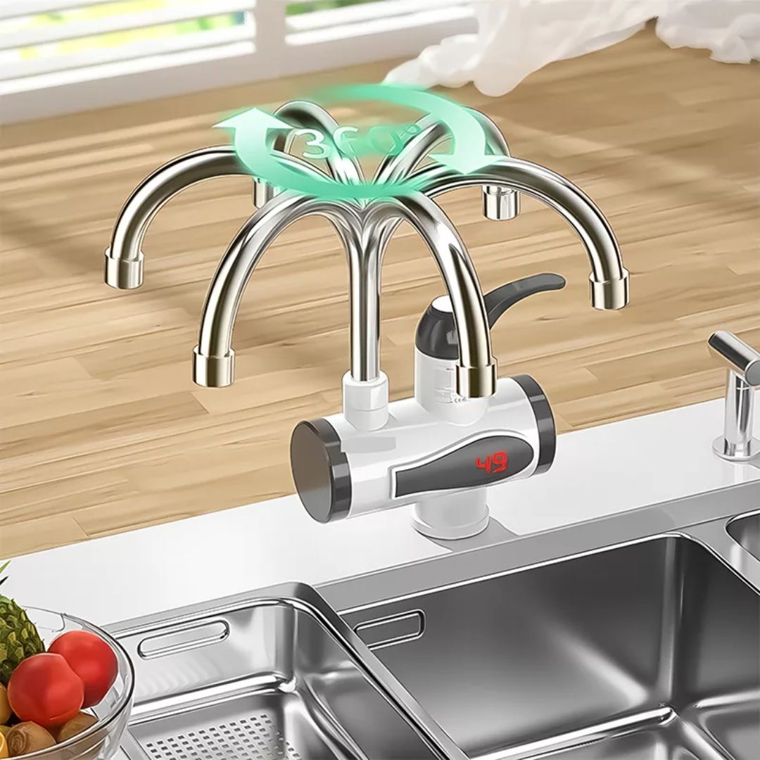 Instant Hot Water Tap | Tankless, Compact & Energy-Efficient Design for Kitchens and Bathrooms
