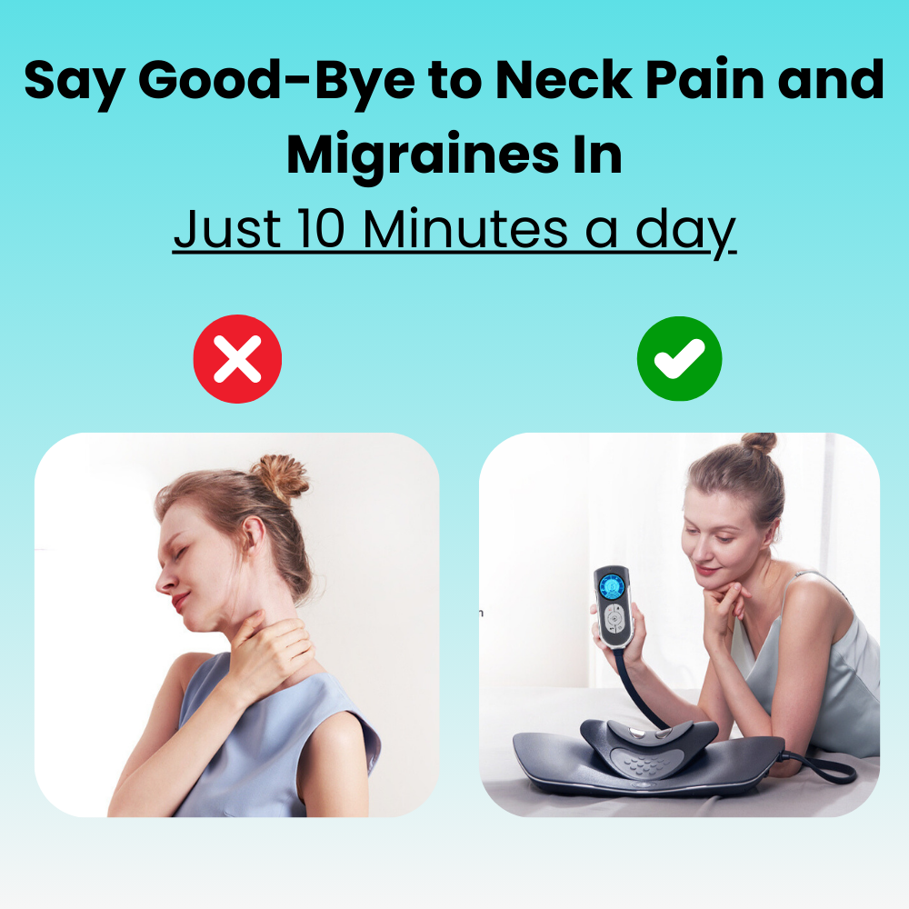 Multifunctional Neck Massage Pillow - Electric Hot Compress & Traction Massage