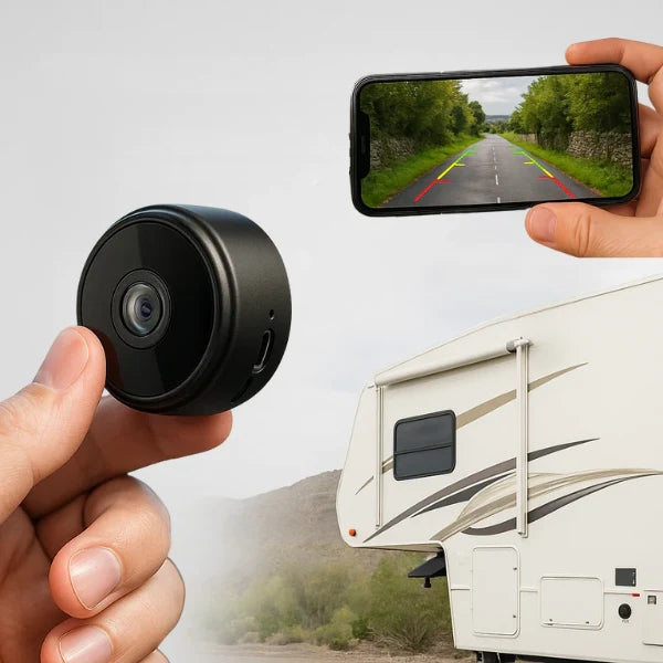 Wireless Waterproof Backup Camera for RVs, Trailers, and Vehicles - Night Vision, Wide Angle, Easy Installation