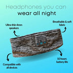 Sleep Headphones for Side Sleepers – 12 Hour Battery | Soft Stretch Headband
