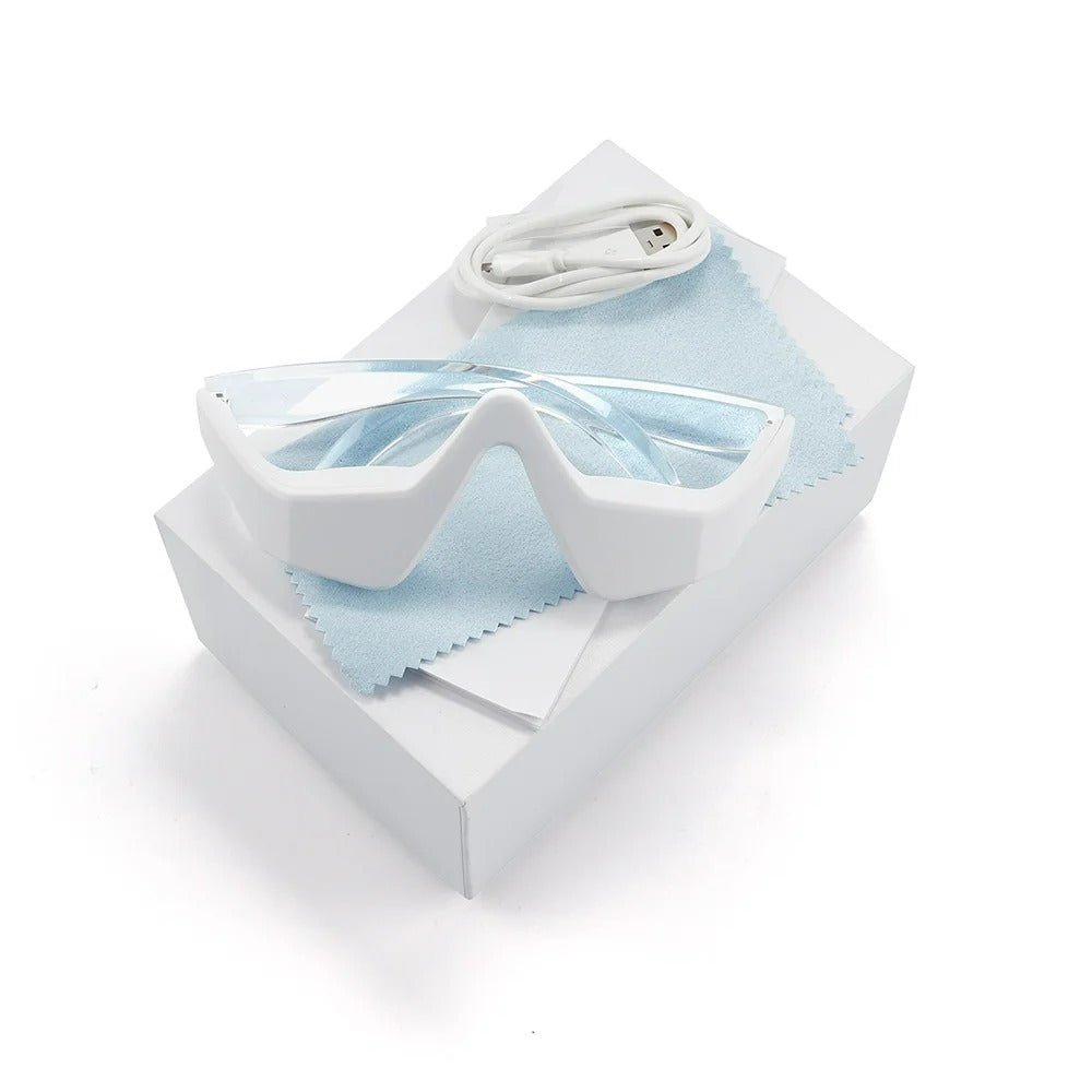 Micro-Current Eye Massager with Red Light Therapy - 3D Anti-Aging Device for Dark Circles and Wrinkle Reduction