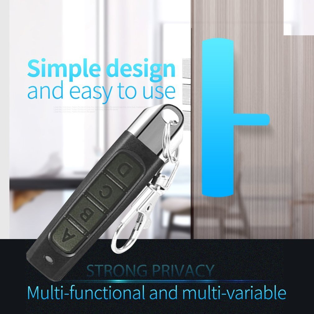 4-in-1 Universal Remote Control Duplicator for Car, Garage Door, and Gate Access