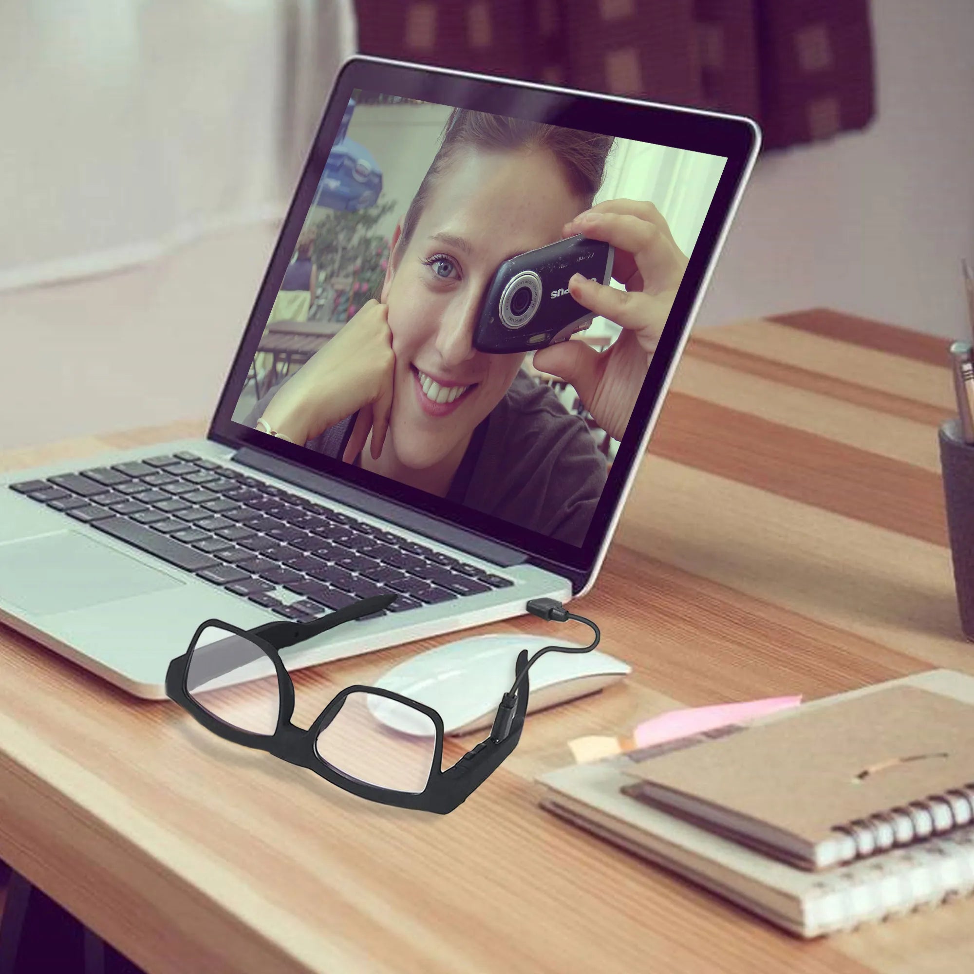 4K Video Recording Glasses | High-Quality, Wearable Camera for Travelers, Journalists & Outdoor Enthusiasts
