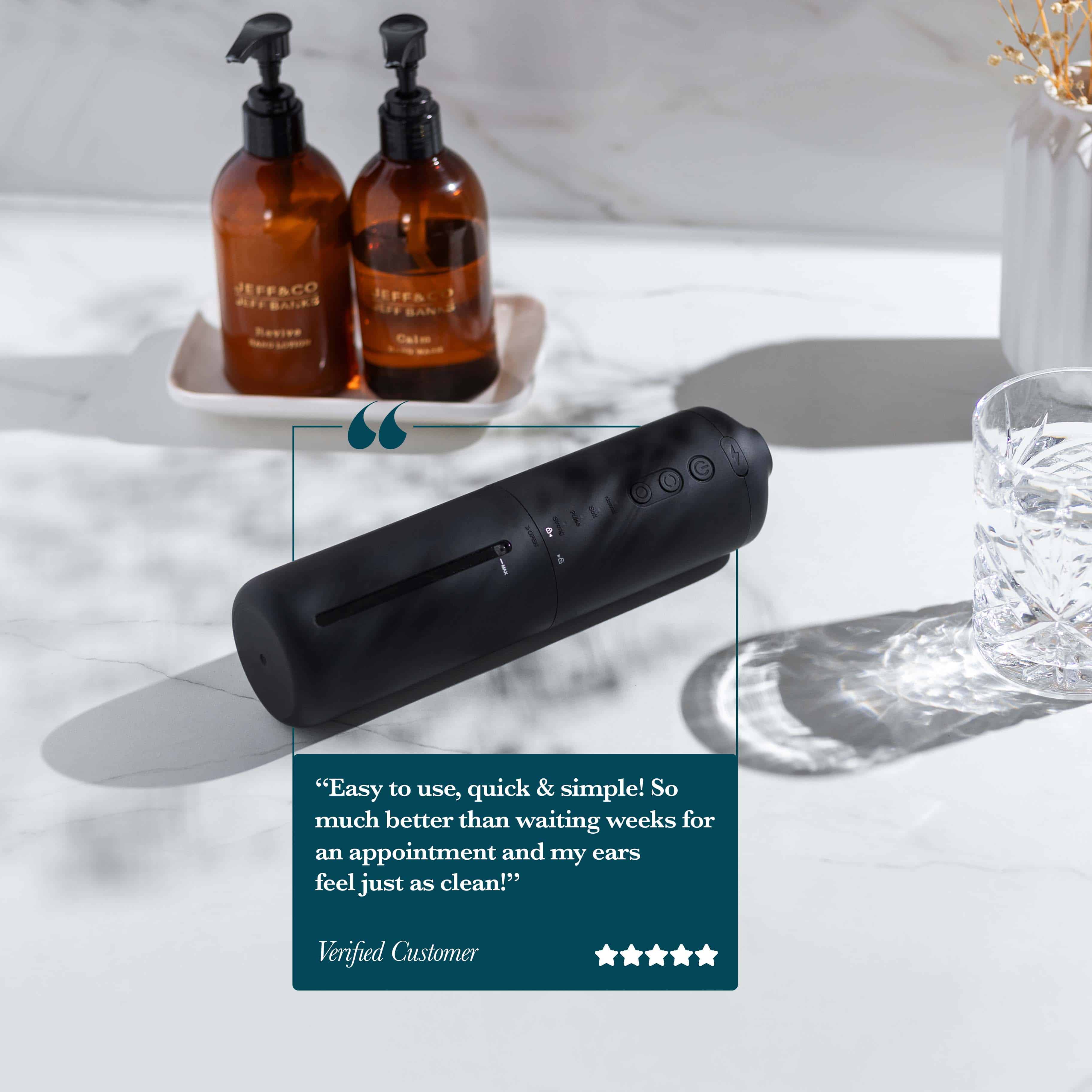 Ear Cleaning Device | Gentle Triple Water Spray for Effective Wax Removal & Healthier Ears at Home