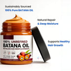 100% Pure Batana Oil | Deeply Moisturizing, Promotes Hair Growth & Repairs for Healthy Skin and Hair