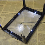 3x Page Magnifier with LED Light | Lightweight, Hands-Free & Ideal for Seniors and Low Vision Users