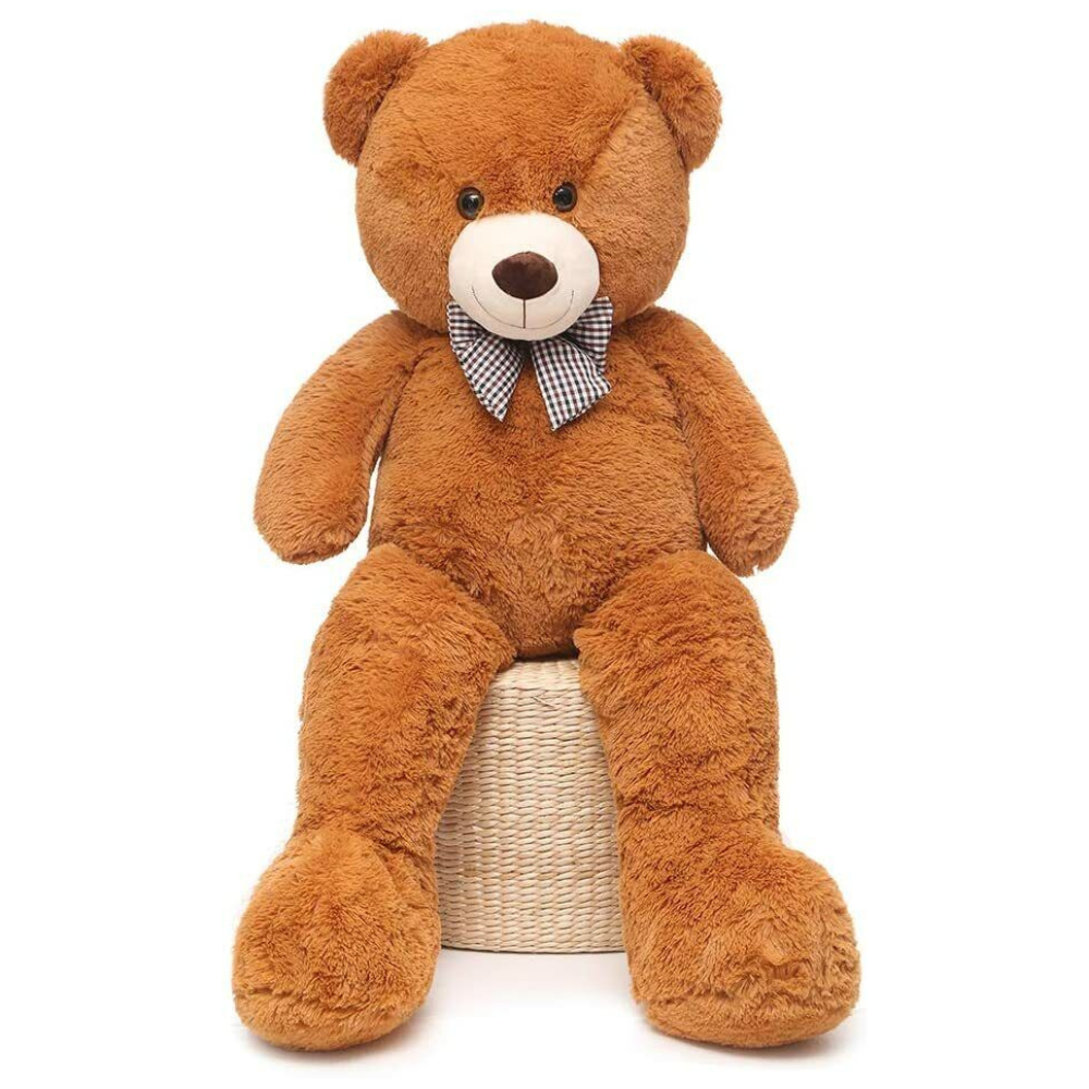 Giant Teddy Bear Stuffed Animal | Life-Sized, Soft & Cuddly Toy for Kids and Plushie Lovers