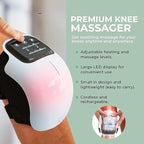 Knee Massager with Heat & Red Light Therapy | Relieves Pain, Inflammation & Ideal for Osteoarthritis Recovery