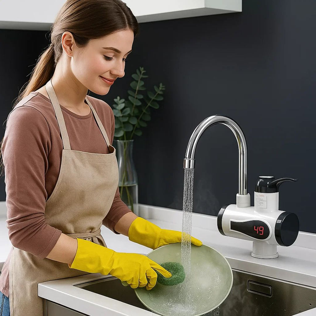 Instant Hot Water Tap | Tankless, Compact & Energy-Efficient Design for Kitchens and Bathrooms