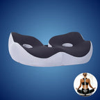 Memory Foam Seat Cushion | Adjustable Tailbone Relief & Posture Support for Office Chairs