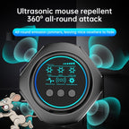Ultrasonic Bat Repeller | 360° Plug-In Sound Device with 4 Speakers for Attic, Roof & Garage Bat Control – Safe, Silent & Chemical-Free