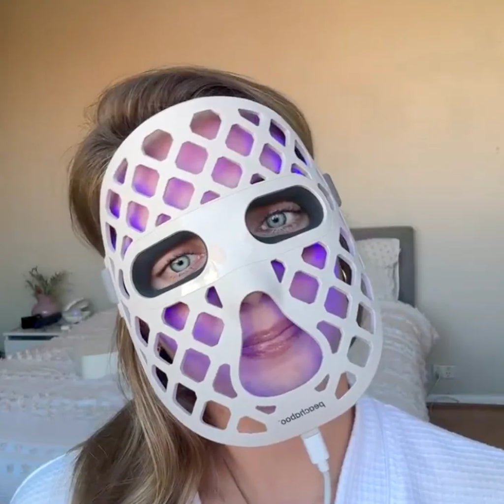 Silicone LED Light Therapy Mask Full Face | Flexible Soft-Fit Design