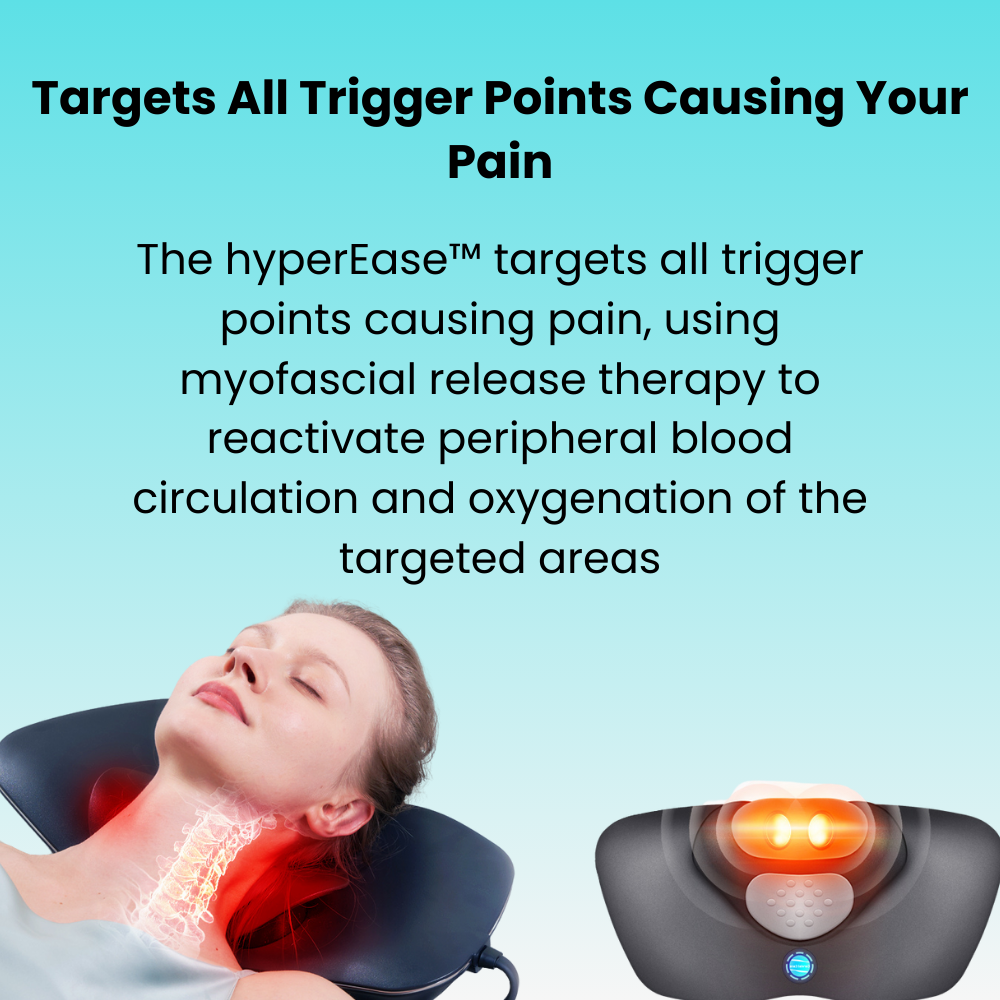 Multifunctional Neck Massage Pillow - Electric Hot Compress & Traction Massage