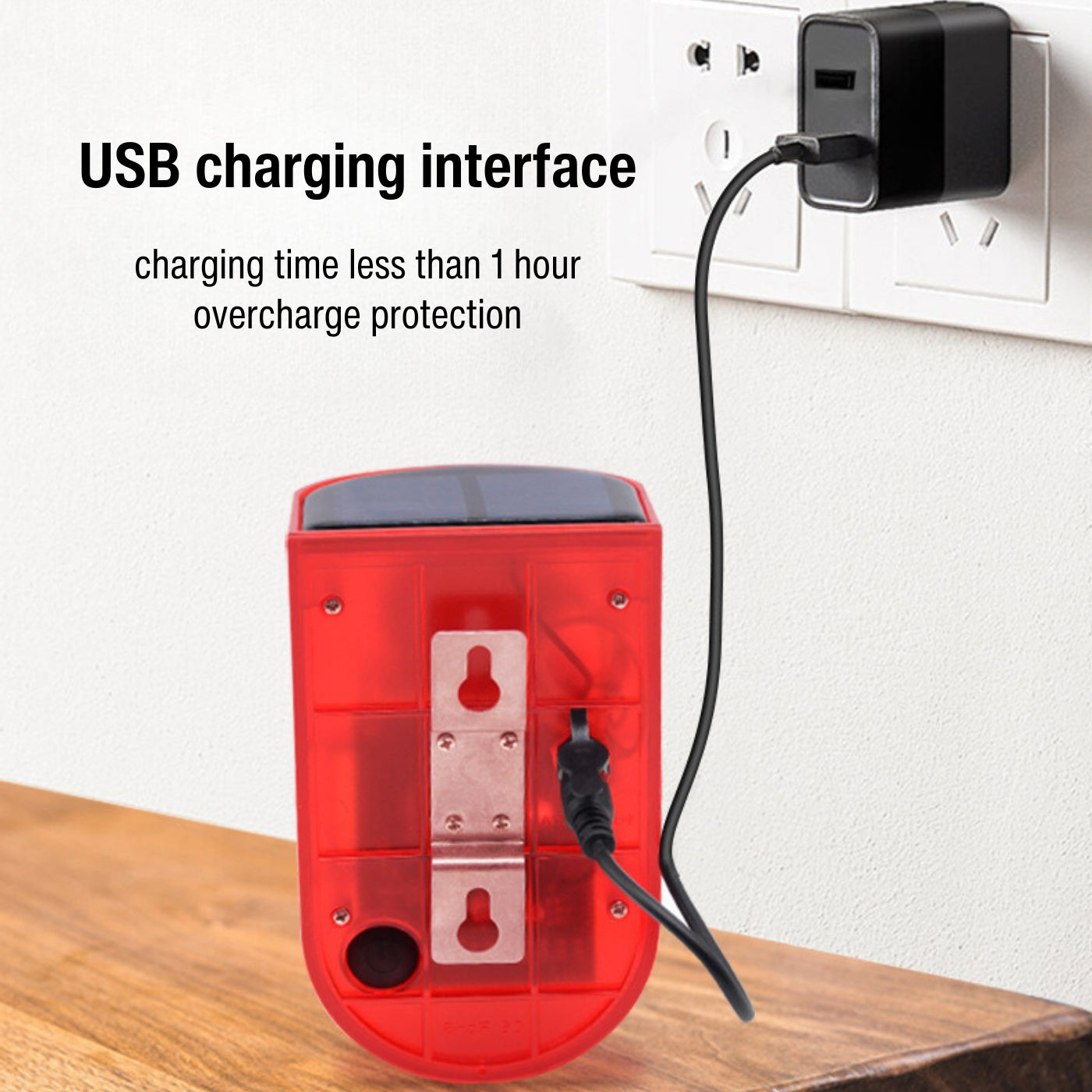 Motion-Activated Raccoon Repeller | Solar & USB Charging, 130dB Alarm for Gardens & Property Protection
